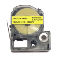 Стрічка для принтера етикеток UKRMARK RL-E-K4LBP-BK/BL, аналог LK4LBP. 12 мм х 9 м (900270)