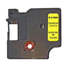 Стрічка для принтера етикеток UKRMARK RL-D-Se-46210-BK/SI Security Label. для DYMO серії D1. 12мм (900293)