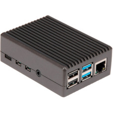 Корпус для Мікро ПК Raspberry Pi Pi 4B Black Aluminium Alloy (RA759)