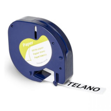 Стрічка для принтера етикеток UKRMARK D-91200-BK/WT, сумісна з DYMO 91200/S0721510, для серії LT. 12мм х 4м. black on white (900618) Стрічка для принтера етикеток UKRMARK D-91200-BK/WT, сумісна з DYMO 91200/S0721510, для серії LT. 12мм х 4м. black on white (900618)