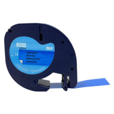 Стрічка для принтера етикеток UKRMARK D-91205-BK/BL, сумісна з DYMO 91205/S0721650, для серії LT. 12мм х 4м. black on синьому (900445) Стрічка для принтера етикеток UKRMARK D-91205-BK/BL, сумісна з DYMO 91205/S0721650, для серії LT. 12мм х 4м. black on синьому (900445)