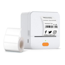 Принтер етикеток UKRMARK UP1WT bluetooth, USB, білий (900772)