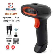 Сканер штрих-коду UKRMARK KR-H4W(DL-W208) 2D, USB, 2,4GHz (900491)