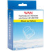 Стрічка для принтера етикеток WWM для Epson LW-400/700 6mm х 8m Black-on-Yellow (WWM-SC6Y)