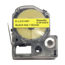 Стрічка для принтера етикеток UKRMARK E-K3YBP, 9мм х 9м, black on yellow, сумісна з LK-3YBP (900855) Стрічка для принтера етикеток UKRMARK E-K3YBP, 9мм х 9м, black on yellow, сумісна з LK-3YBP (900855)