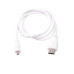 Додаткове обладнання для Мікро ПК Raspberry Pi Кабель microHDMI-HDMI для Raspberry Pi 1м офіційний білий (SC0358)