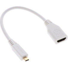 Додаткове обладнання для Мікро ПК Raspberry Pi Кабель-адаптер для Raspberry Pi Micro-HDMI to HDMI (SC0224)