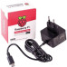 Блок живлення для Мікро ПК Raspberry Pi для Raspberry Pi 4 5В/3А USB-C чорний (SC0754)