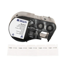 Стрічка для принтера етикеток Brady M4-48-427, вирубні, для Ø2-3мм, 200 шт, black on white, для M410 BMP41 M510 BMP51 BMP53 M511 (170752)