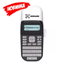 Принтер етикеток UKRMARK E110LT, Bluetooth, QR та штрих-коди, сумісний з картриджами DYMO LT (900450)