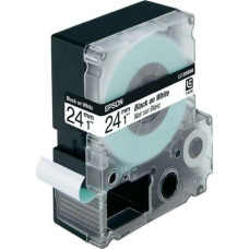 Стрічка для принтера етикеток Epson LK6WBN (C53S656006)
