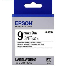Стрічка для принтера етикеток Epson LK3WBN (C53S653003)