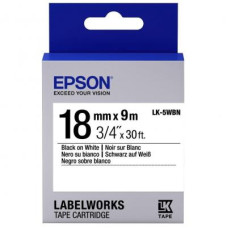 Стрічка для принтера етикеток Epson LK5WBN (C53S655006)