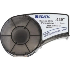 Стрічка для принтера етикеток Brady термозбіжна трубка, 2.39 - 5.46 мм, Black on White (M21-250-C-342)